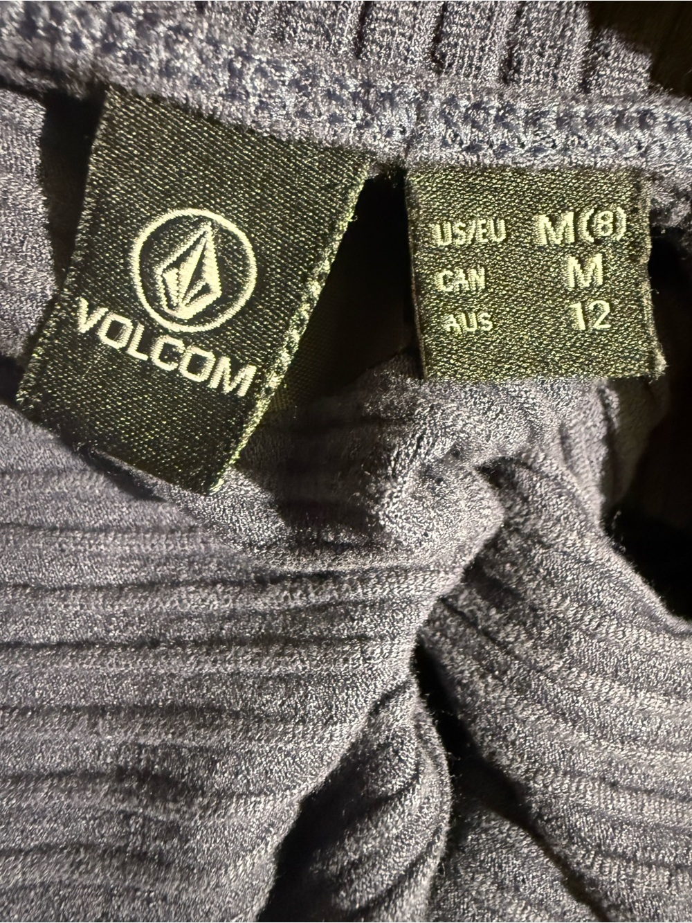 Volcom Navy Ribbed Cami Dress - Picture 3 of 3